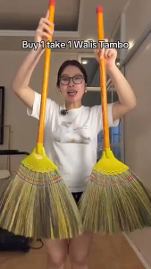 LivingArt♾️Buy 1 Take 1♾️Durable Walis Tambo Broom Natural Material Sturdy Handmade Detachable Sweeper#TB013