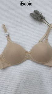 Áo ngực mút mỏng iBasic không gọng phối ren VA029