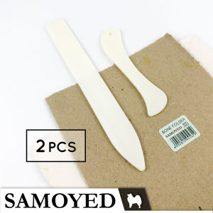 Pelipat Kertas / Kulit / Bone Folder / Folding Bone / Paper / Leather Creaser Samoyed BNFL-J