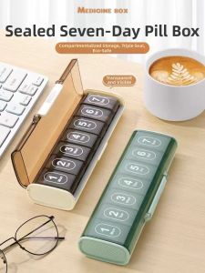 FANSANG | Food-Grade Portable Daily Pill Organizer Large Capacity