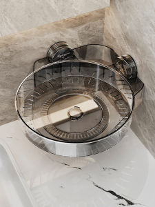 Bathroom Corner Storage Rack Shower Organizer Triangle Soap Holder PET Material Suction Cup Installation Bathroom Shelf