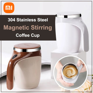 Xiaomi Automatic Magnetic Stirring Coffee Cup Home Office Travel Stainless Steel Mixing Mug Suitable for Coffee Milk Cocoa and Other Beverages