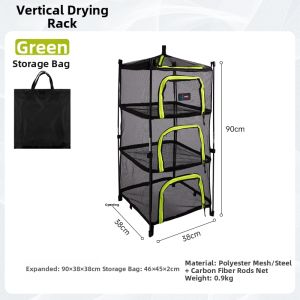 TNR | Camping Multi-functional Foldable Drying Net