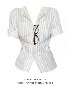 plus Size Womens Korean Style Striped Short Sleeve Shirt with Belt High Waist Slimming Top Casual V-Neck Summer Fashion