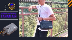 Handbag Selempang Pouchbag Casual Akhtar Waterproof anti air / Tas Selempang Pria dan Wanita / Slingbag Casual Trendy