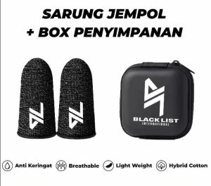 Sarung jempol gaming dan Box penyimpanan - sarung jempol anti lengket dan responsif