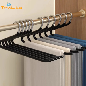 10/20/50PCS Set Z Shape Trousers Hanger Dipping Plastic Open End Non-Slip Pants Hanger Easy Storage