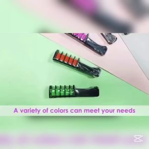 OULISI 10Pcs Hair Color Dye Pens Temporary Washable Hair Chalk Comb Hair Dye Pen for Girl Kids Party Cosplay DIY Halloween