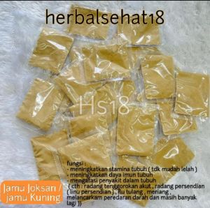 Joksan / Kamu Kuning Cina / Jamu Herbal / Obat Herbal / Fung Sip Joksan 风湿药散