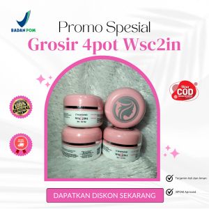 4Pot Cream Wsc2in (Glowing Whatening) BPOM