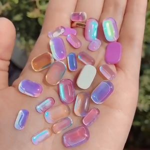 10PCS Rhinestone Nail Art / Permata Nail Art / Aksesoris Rhinestone Permata Ukuran Besar