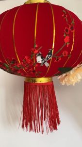 2024 Cny lanterns 2024 Cny decoration 2024 Red Tang Lung Home Festival Decor 农历新年绒布灯笼