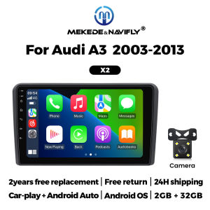 For Audi A3 8P 2003-2012 S3 RS3 IPS Screen Car radio Stereo Multimedia Player Carplay GPS Navigation Autoradio Stereo Head Unit