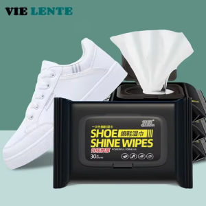 12Pcs/30Pcs Disposable Shoes Clean Wipes Portable White Shoes Cleaning Care Wipes Sneakers Cleaning Quick Wet Wipe