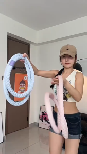 Dây Lắc Eo Vòng Bụng Lò Xo- Nặng 2.5Kg Vỏ bọng mềm mại Yên tĩnh không đau