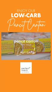 PerfectMatch Low-carb® Instant Pancit Canton Classic: A Keto-friendly, Vegan-Friendly, Diabetic-Friendly, Sugar-free Meal