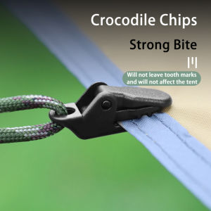 10/20/50pcs Outdoor Windproof Crocodile Clamp Clip Sturdy Tent Tarpaulin Clips Anti-wind Rope Fixed Camping Tent Hook Sunshades