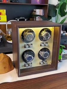 BLUETIDE【TPD Mode】Watch Winder Box Automatic For 1/2/4/6 slot Wood Watches Boxes watch display Storage box With Quiet Motor