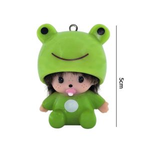 Sanrio | **New Monchhichi Keychain Hello Kitty Toy //Monchhichi Keyring Cute Monchi Kitty Keychains for Bags Childrens Day Gift 몬치치 키링//