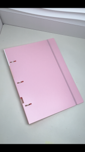 3 Ring Binder File Organizer Long Binder Folder with Strap Paper Document Organizer Office School Supplies