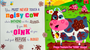 [SG] Never Touch Series /Cow Dinosaur Shark Bear Chick /Hard Cover / Baby Toddler Children Education Book (Make Believe)