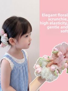 Elastic Harmless-to-Hair Flower Hair Accessory