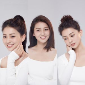 LUCY LEE | Lucy Lee Hair Extensions White Magic Box Set Long Hair Natural Pad Bun Headband Flower Bud Updo Fake Hair Pieces