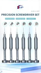 HZY Precision Sturdy Screwdriver Set 6PCS Mobile Phone Repair Precise Repair Bolt Driver Dismantling Screwdriver Set Tool