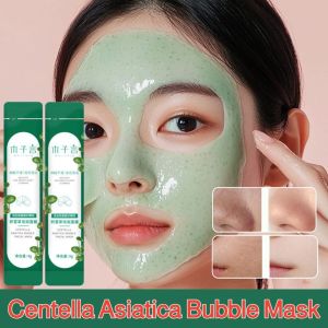 Centella Asiatica Bubble Mask Deep Cleansing Blackhead Mask Oil Control Anti-Acne Whitening Facial Skin Care