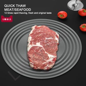 SG stock Multifunctional Fast Heat Diffuser plate defrosting tray defrost plate Heat Conducting Plate Defrost Tool