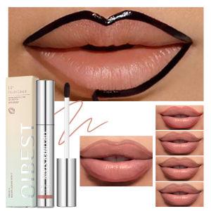 QIBEST Waterproof Lip Liner Peel Off Tattoo Lipgloss Lasting Matte Lip Tint Brown Contour Tear-off Lips Stain แต่งหน้า Lipliner
