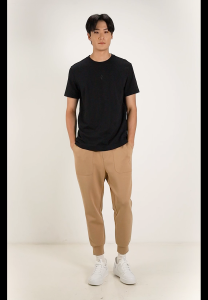 Skechers Men Skechers Authentic - Lounge Short Sleeve Tee - SL425M409-0018  Lelaki