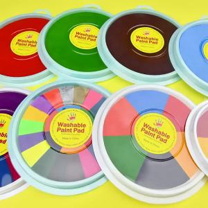 Finger Painting Disc Printing Mud Watercolor Pigments Washable Art Supplies Childrens Finger Painting Graffiti Decoration 热销新款 品质保证
