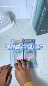 Mushion Dompet Menabung Anak Karakter Gambar Anomali Brainrot Transparan dengan 32 Slot dan 33 Stiker Budgeting Lucu Mika Tebal Tung Tung Tung Sahur