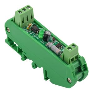 220V Single-Channel Optocoupler Isolated PLC Module Optocoupler Detection Module with Rail Mounting Signal Processing Module