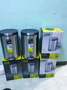 EKO PEDAL WASTE BIN PROMO!! 12LITERS CIRCULAR SOFT CLOSE WITH BUCKET