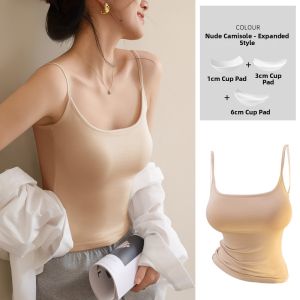 TONERCE | Padded Crop Top Inner Wear Sleeveless