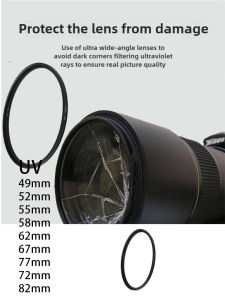 NEW UV Filter Protective Lens 43 49 52 55 62 67 77 82mm For Canon Nikon Sony DSLR Cameras Clear Optics Enhance Image Quality