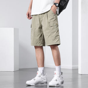 Icy Silk Workwear Shorts For Men Summer Thin New Loose Casual