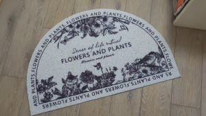 Có thể cắt lụa vòng tròn hộ gia đình nhập cảnh cửa thảm nhập cảnh cửa thảm không-trượt thảm cho cạo bùn và cọ xát đất thương mại cửa thảm