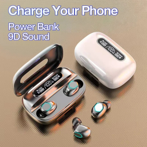 M9 Ultra long and durable wireless Bluetooth earphones large battery in ear sports equipment high sound quality can charge mobile phones