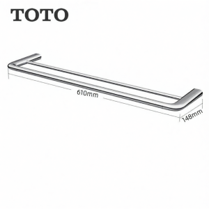 TOTO | Single/Double Towel Bar Stainless Steel