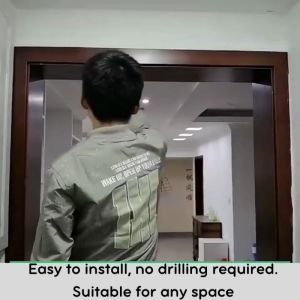 Accessories Curtain Track Punch Free Paste Slide Rail Self-Adhesive No Need To Punch Holes HMart