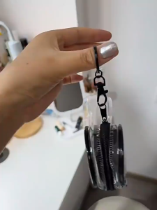 Generic Cable Organizer Foldable Zipper Pouch with Hook