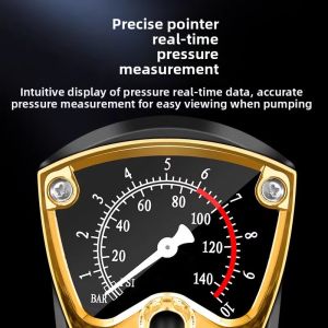 MONLEYTA | German High Pressure Pedal Portable Air Pump For Bicycle And Basketball Inflatable Accessories Household Universal Parts