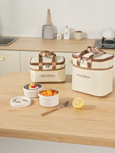 Large-Capacity Insulated Lunch Bag Simple Thickened Aluminum Foil Waterproof Heat-InsulatedLunchBox