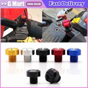2pcs/Set Mototcycle Clockwise M10*1.25 Mirror Hole Plug Screw Moto Accessories