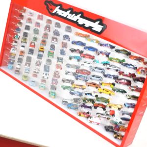 Rak Hotwheels Akrilik 45Garage Parkir Miring/Serong Isi 24/30/60/120