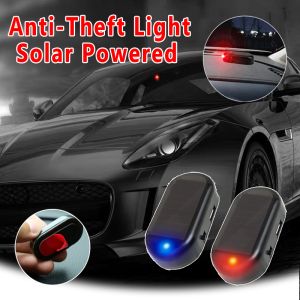 Solar Powered Anti-theft Light Car Security Accessories Wireless Warning Anti-Theft Caution Lamp Flashing Universal for Most Cars