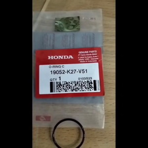 ORIMOTO-ORING C TUTUP AIR RADIATOR ADV PCX STYLO VARIO 150 160 HONDA 19052-K27-V51 ORIGINAL